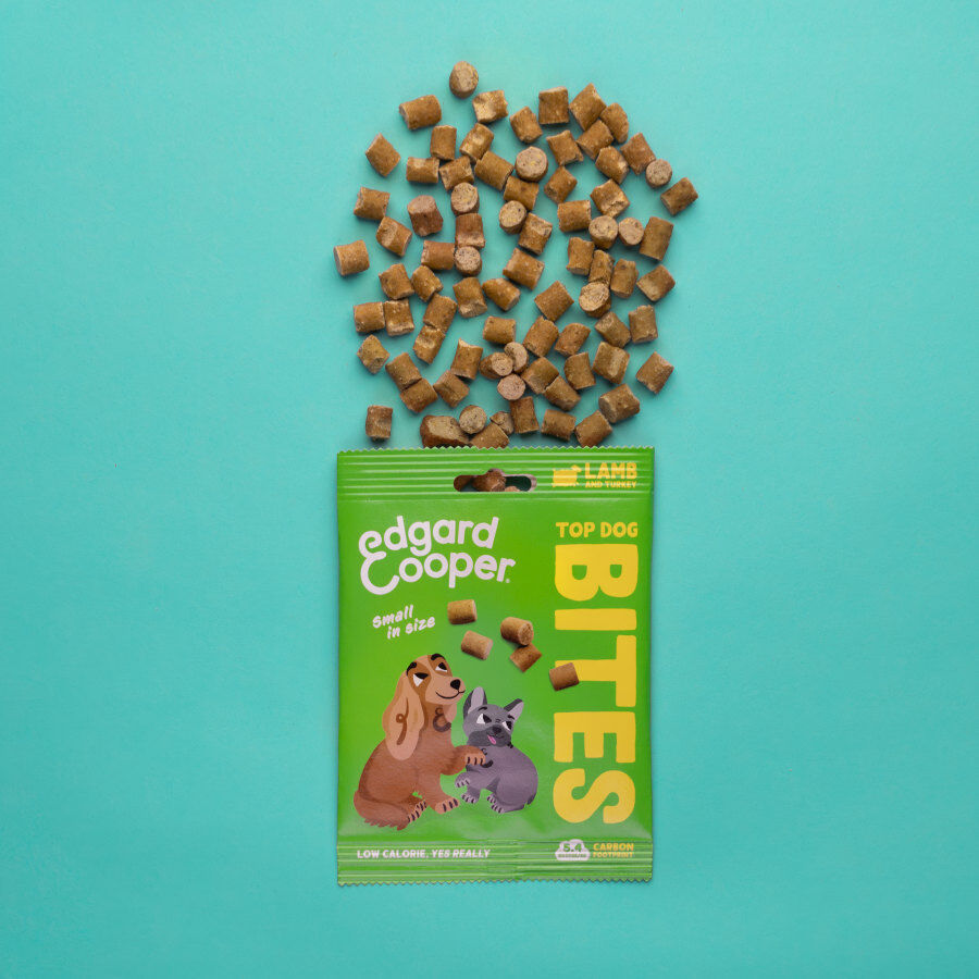 50 g Edgard y Cooper Snacks Mini de Borrego e Peru para c&atilde;es, , large Imagem n&uacute;mero 2